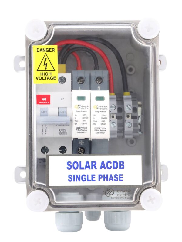 ELMATIK ACDB SINGLE PHASE BOX